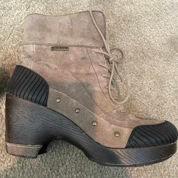 Jambu Netherlands Leather lace up boots. Size 8 - Picture 8 of 15